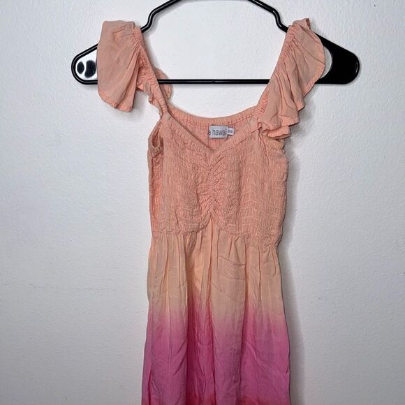 Tiare Hawaii Hollie Mini Dress Smocked Bodice Ruffle Sleeves on/off Shoulder O/S - Picture 3 of 8